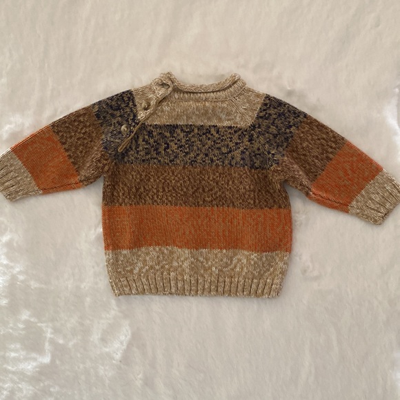 B.U.M. Equipment Colourblock Raglan Knitted Sweater 12 Months - Picture 3 of 8